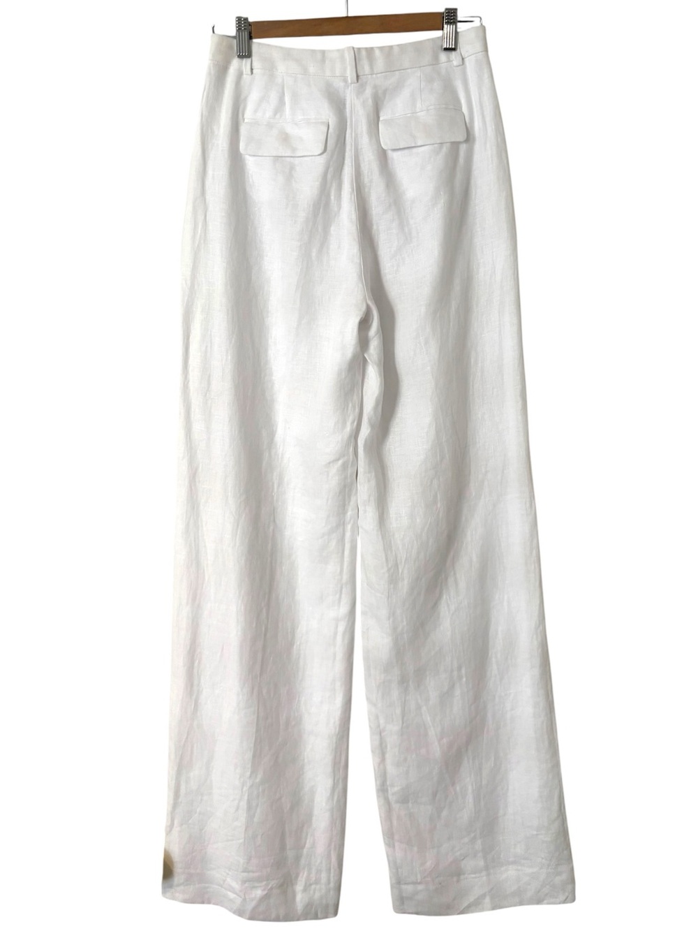 J. Crew Essential Wide Leg Linen Pants - Picture 3 of 5